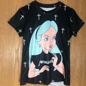 Goth Alice in Wonderland T-Shirt